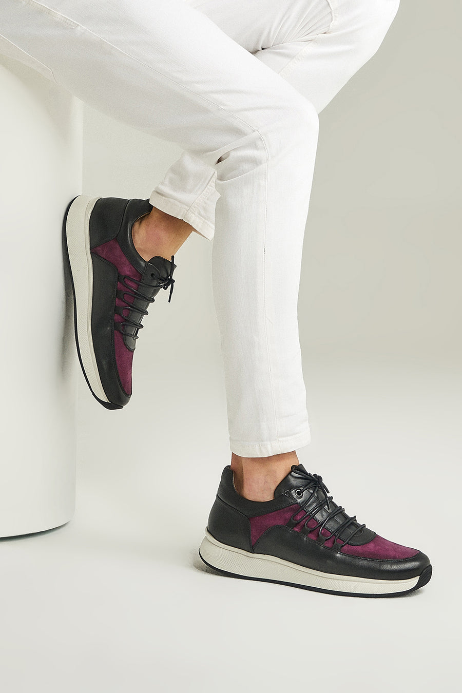 Men's Suede Leather Sneaker 18WFD302810 | Derimod