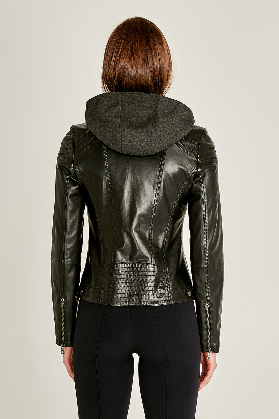 Soho Woman Siyah Leather Check