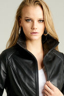 Martha Women's Leather Jacket | Derimod