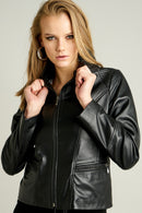 Martha Women's Leather Jacket | Derimod