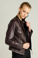 NITA WOMEN'S LEATHER JACKET | Derimod