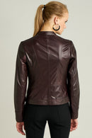 NITA WOMEN'S LEATHER JACKET | Derimod