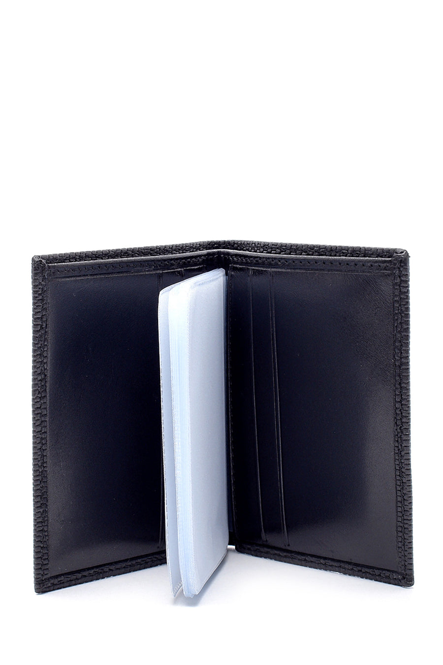 Men's Black Leather Card Holder