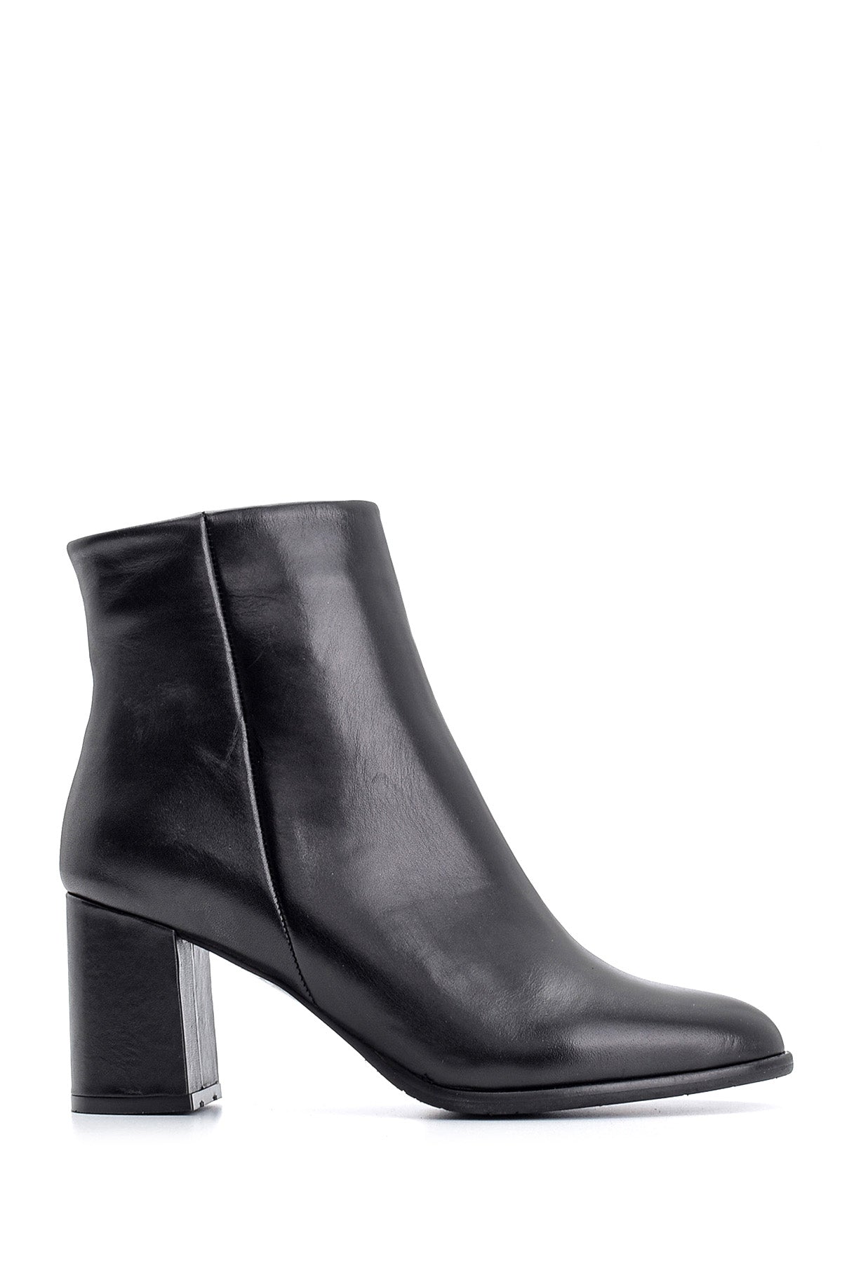 Women's Heeled Leather Boots 19WFD147618 | Derimod