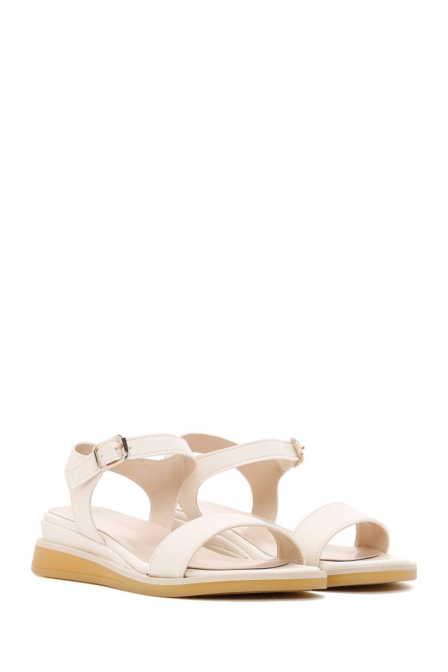 Women's Ecru Comfort Sandals