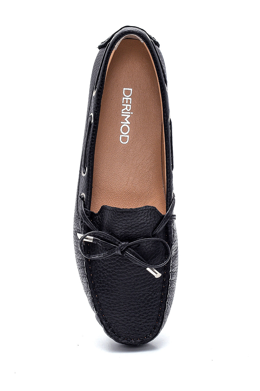 Kadın Deri Fiyonklu Loafer