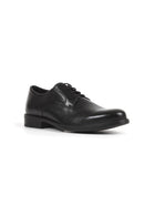 Geox Erkek Siyah Uomo Carnaby Deri Maskülen Klasik Ayakkabı | Derimod