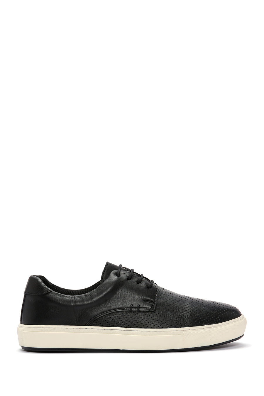 Men's Black Leather Casual Shoes 24SFD680718 | Derimod