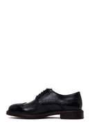 Male Black Lace-Up Leather Casual Shoes | Derimod