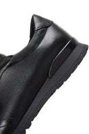 Men's Black Leather Casual Sneaker | Derimod