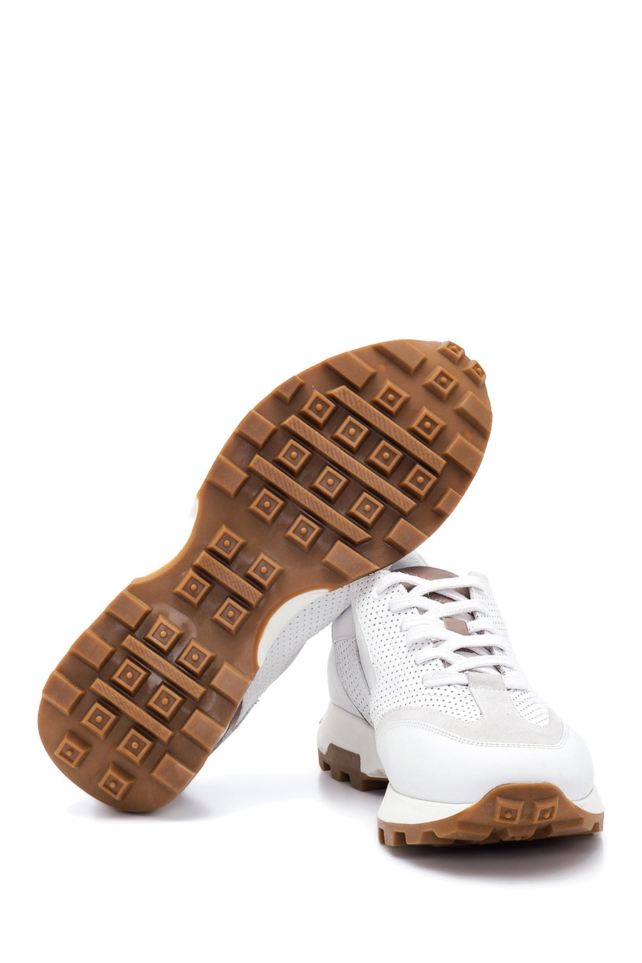 Men's Leather Patterned Sneaker