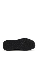 Men's Black Lace-Up Thick Sole Sneaker | Derimod