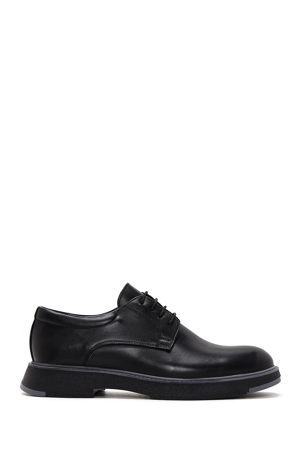 Men's Black Leather Casual Shoes 23WFD688518 | Derimod