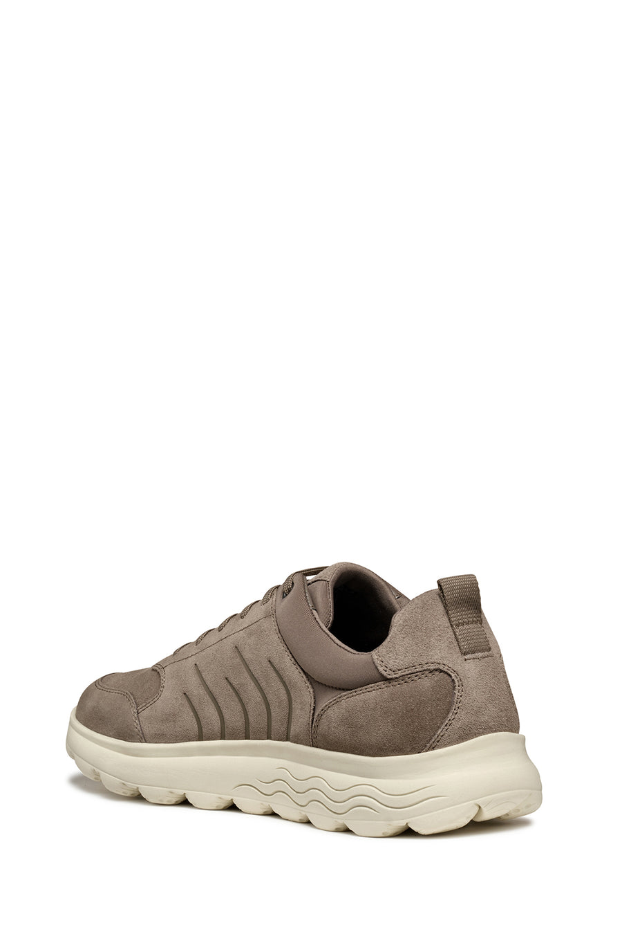 Geox Erkek Vizon Spherica Bağcıklı Deri Sneaker