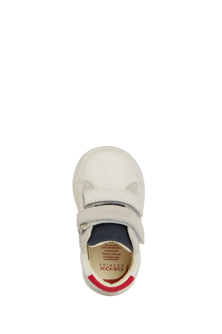 
Geox Baby Boy White Biglia Strap Leather Sneaker
