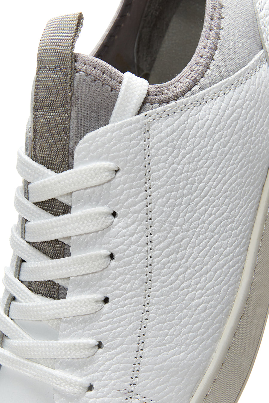 Men's White Leather Sneaker
