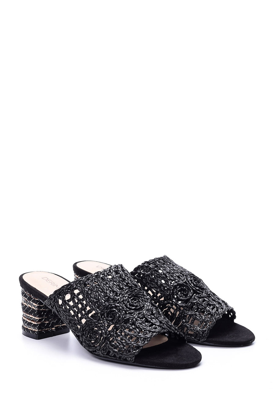 Women's Black Slippers