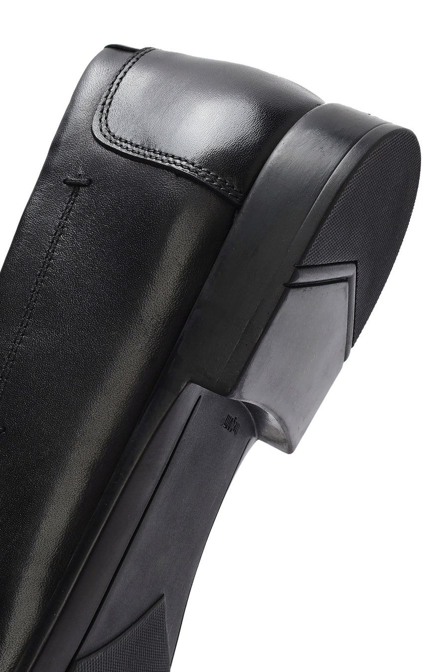 Men's Black Leather Casual Loafer