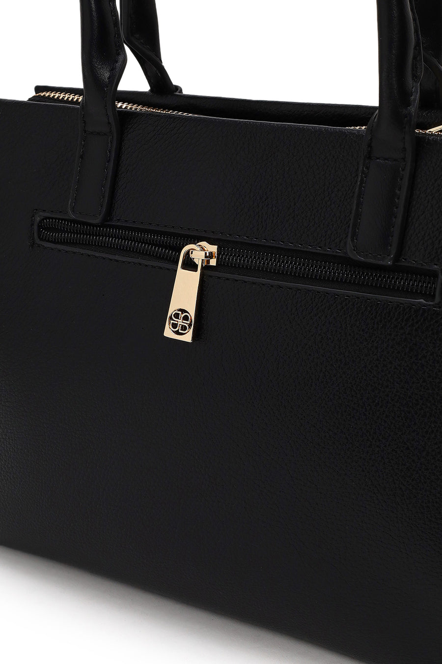 Woman Black Classic Shoulder Bag with Long Strap