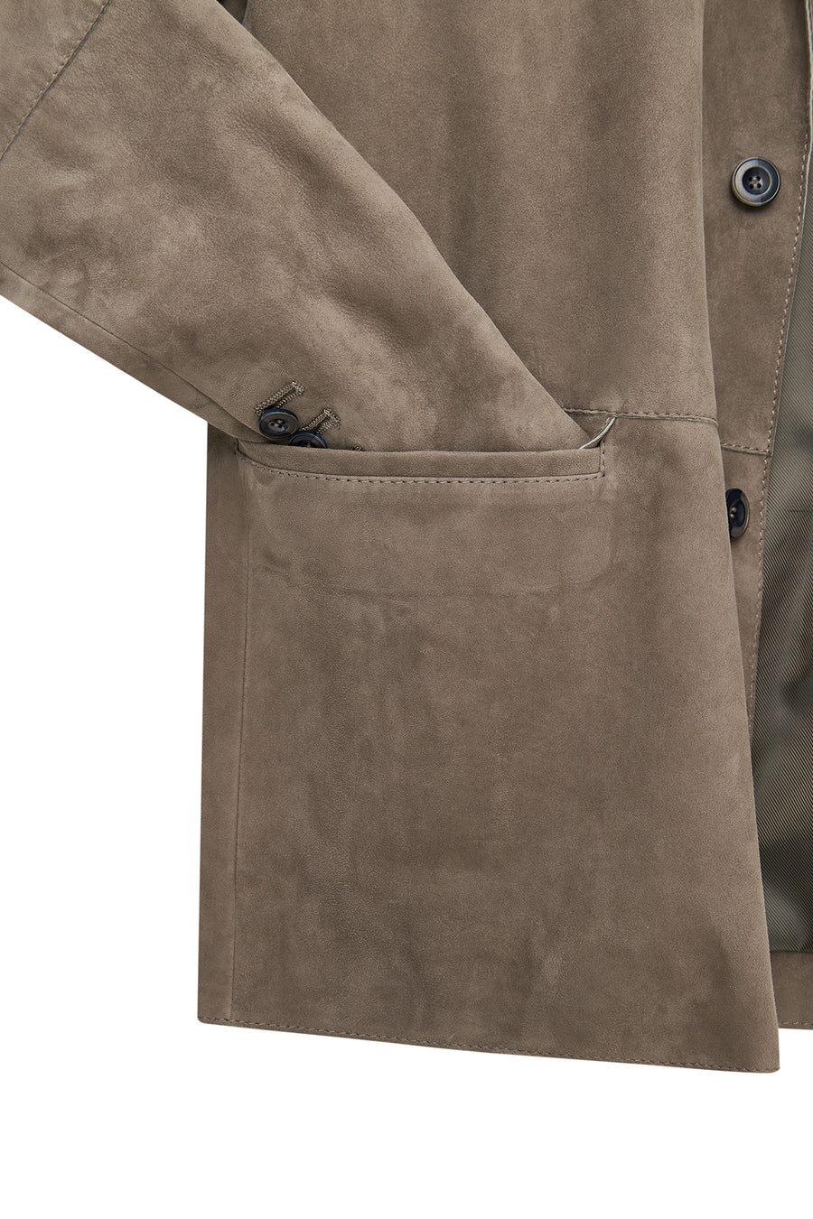 Rodrygo Men's Mink Blazer Suede Leather Jacket