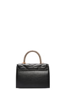 Women's Black Long Strap Quilted Handbag | Derimod