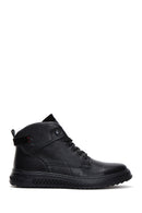 Men's Black Leather Casual Boots | Derimod