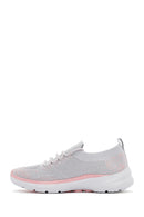 Derimod Zero Women's Gray Lace-up Sneaker | Derimod