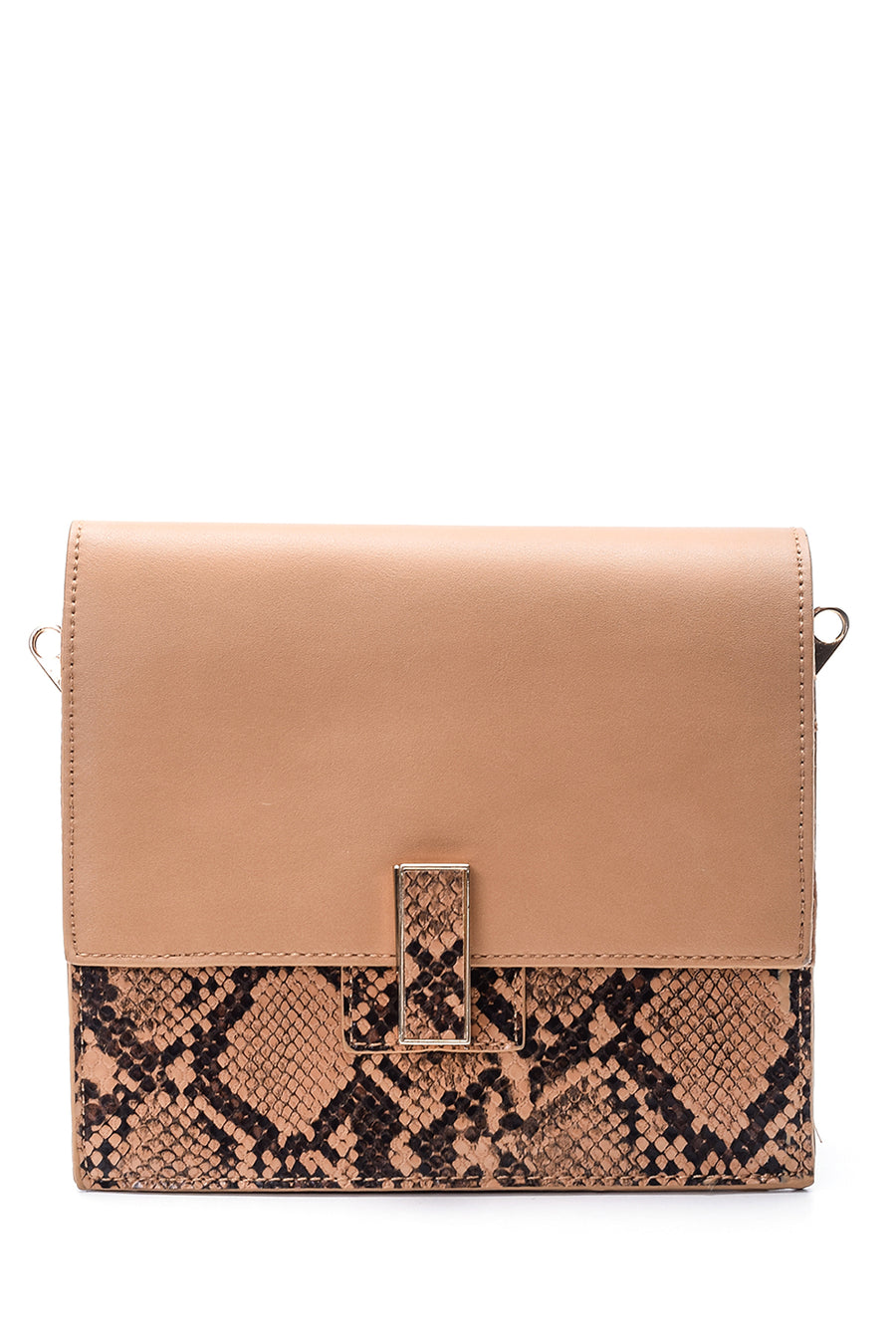 Women's Crocodile Patterned Flap Bag 19SBD221114 | Derimod