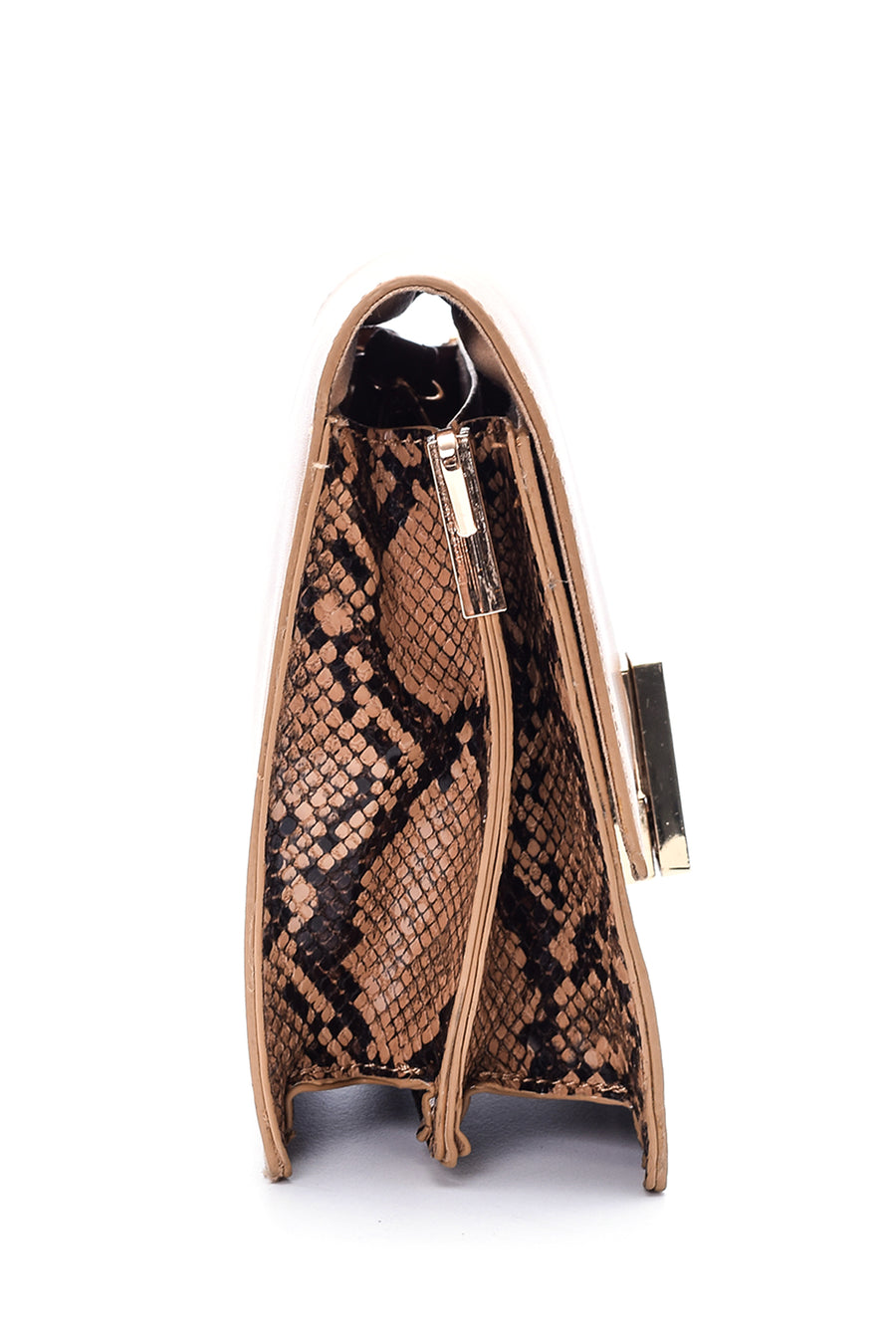 Women's Crocodile Patterned Flap Bag