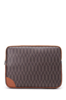 Women's Brown Synthetic Leather Document Bag | Derimod