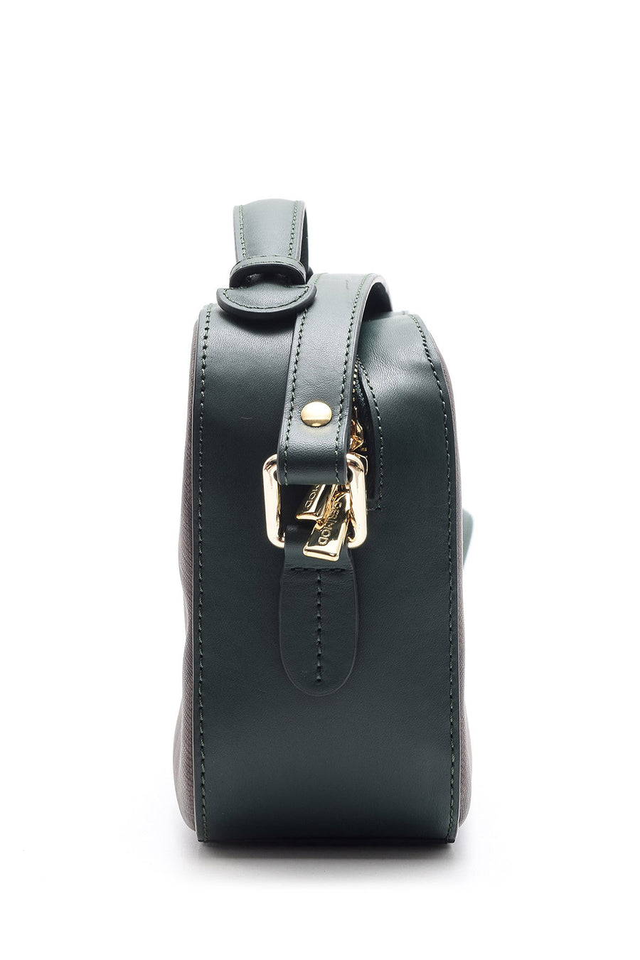 BROWN GREEN WOMEN'S SHOULDER BAG
