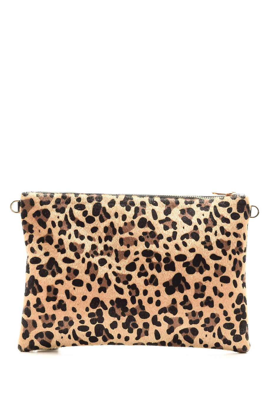 Women's Leopard Patterned Clutch Bag