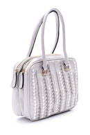 Kadın Gri Suni Deri Kol Çantası | Derimod