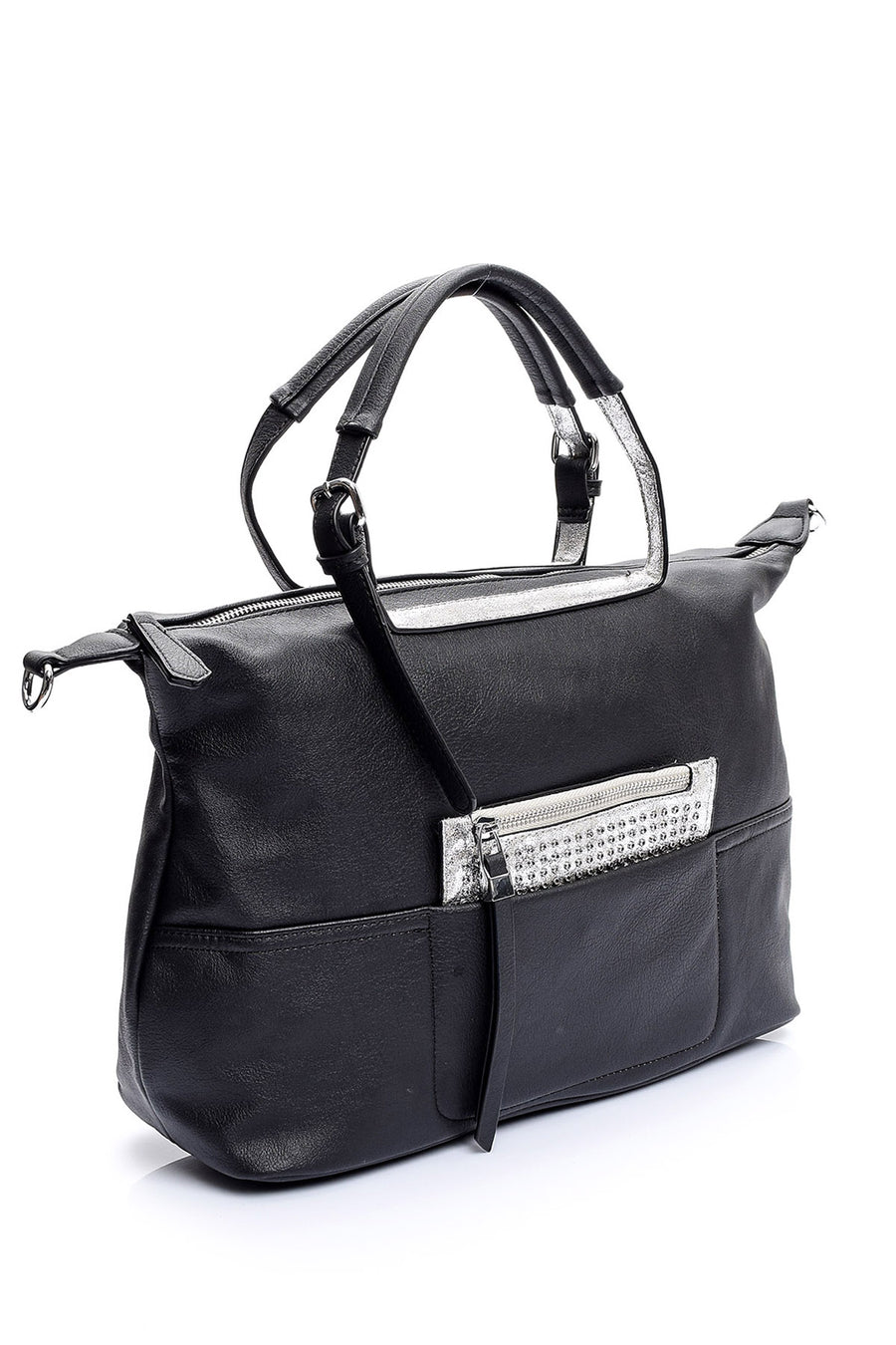Women's Silver Detailed Bag