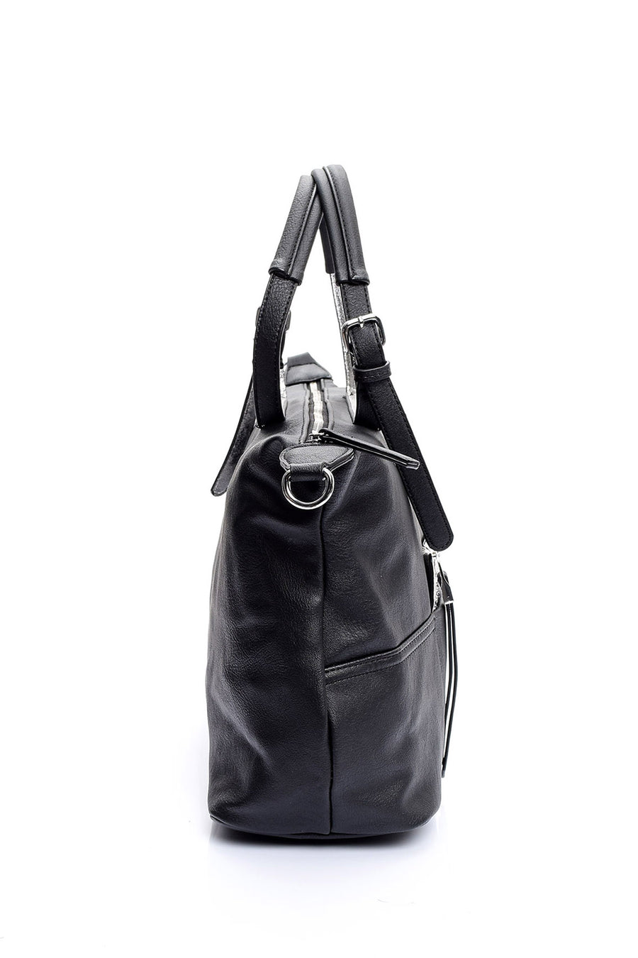 Women's Silver Detailed Bag