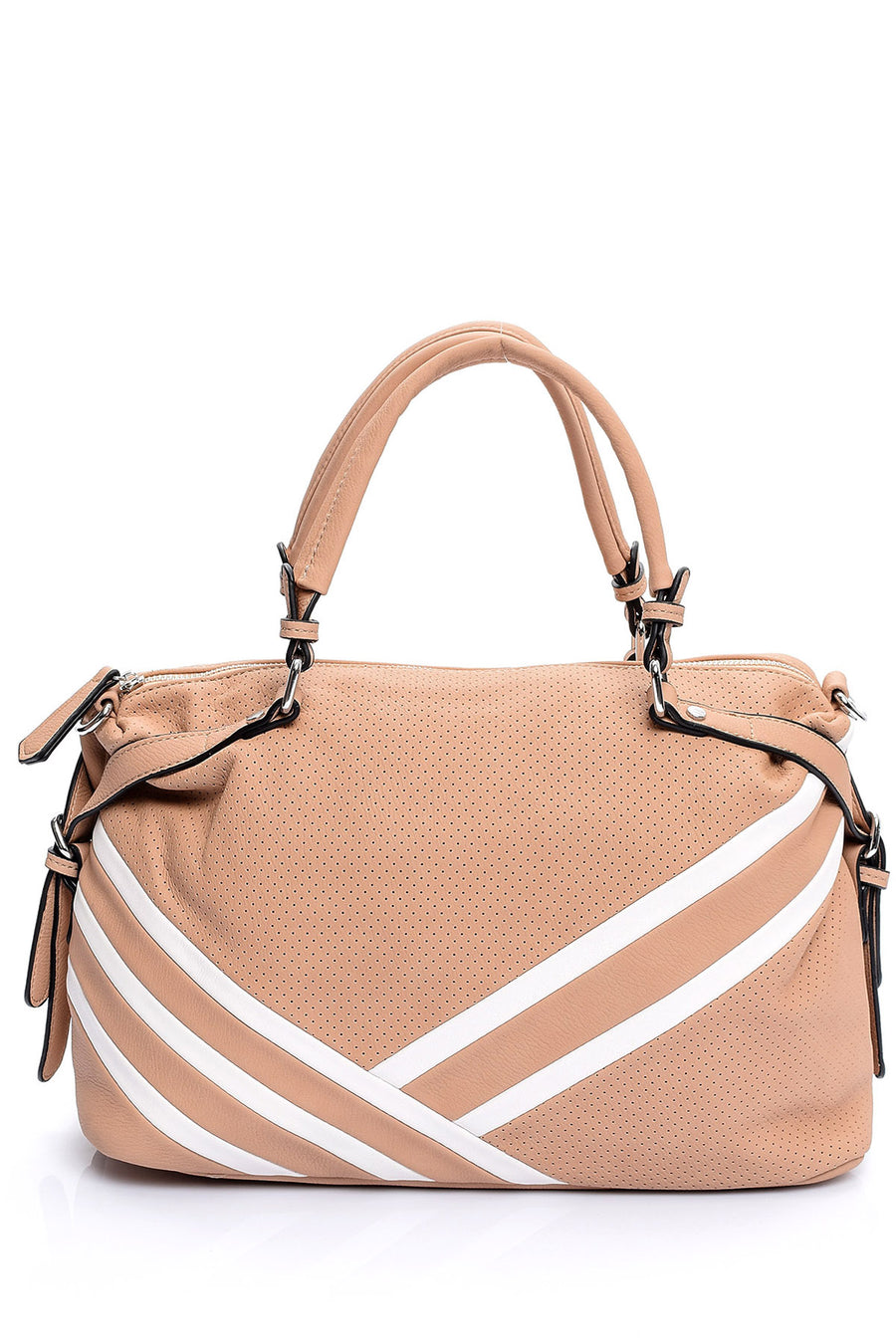 Women's Striped Shoulder Bag 19SBD253014 | Derimod
