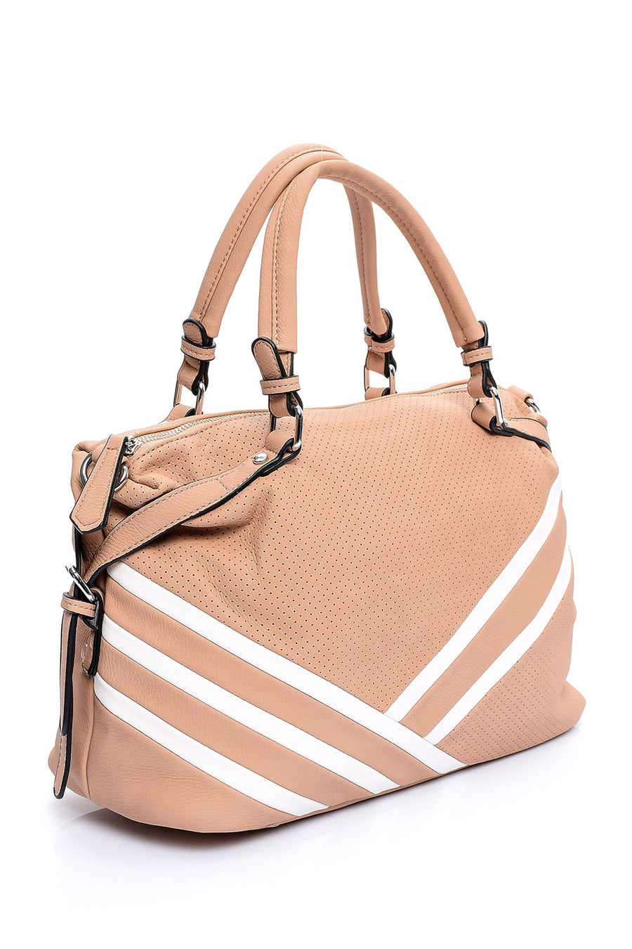 Women's Striped Shoulder Bag