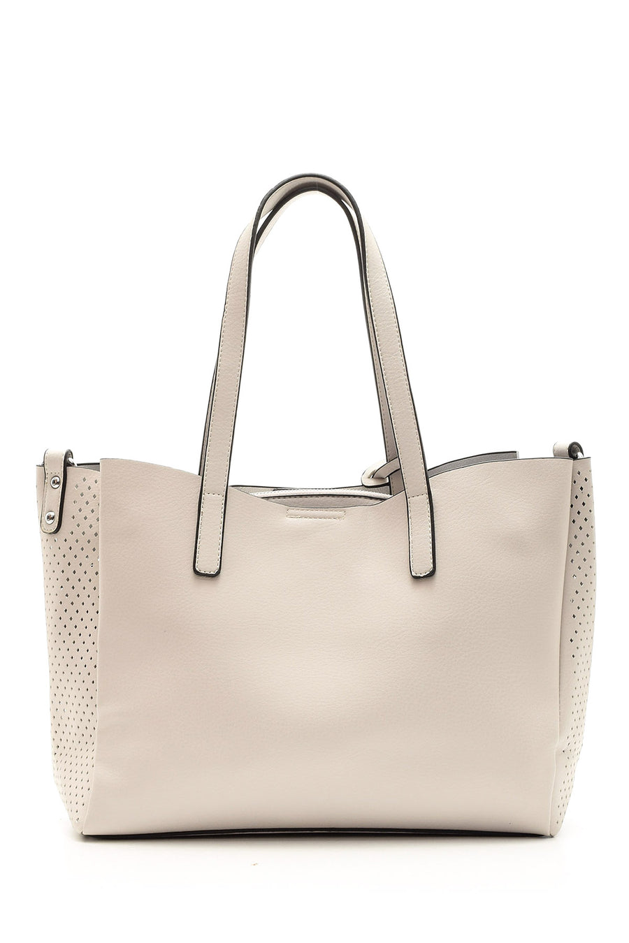 Women's Shoulder Bag with Holes on the Sides