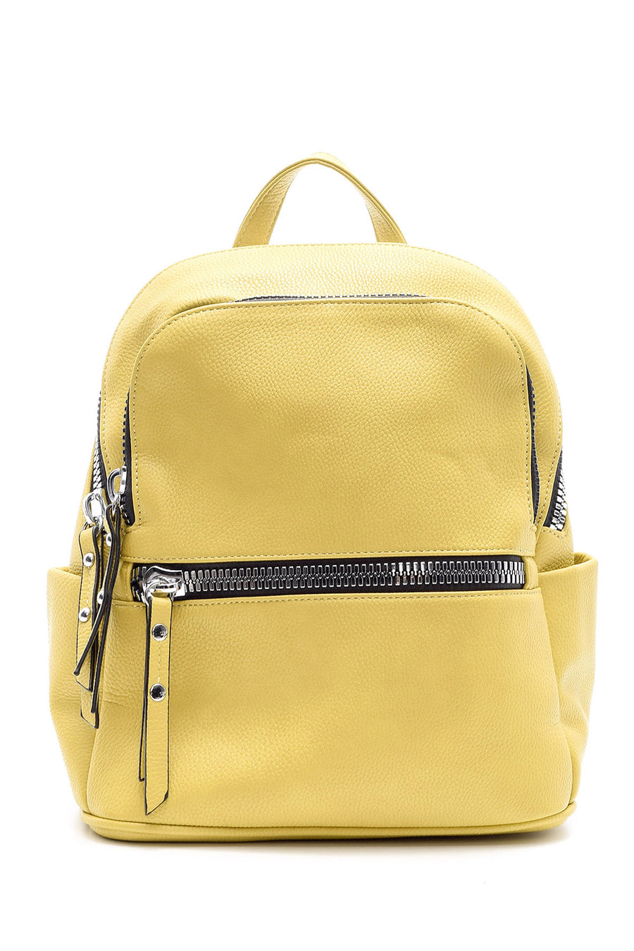 Women's Large Zipper Backpack 19SBD2574FT | Derimod
