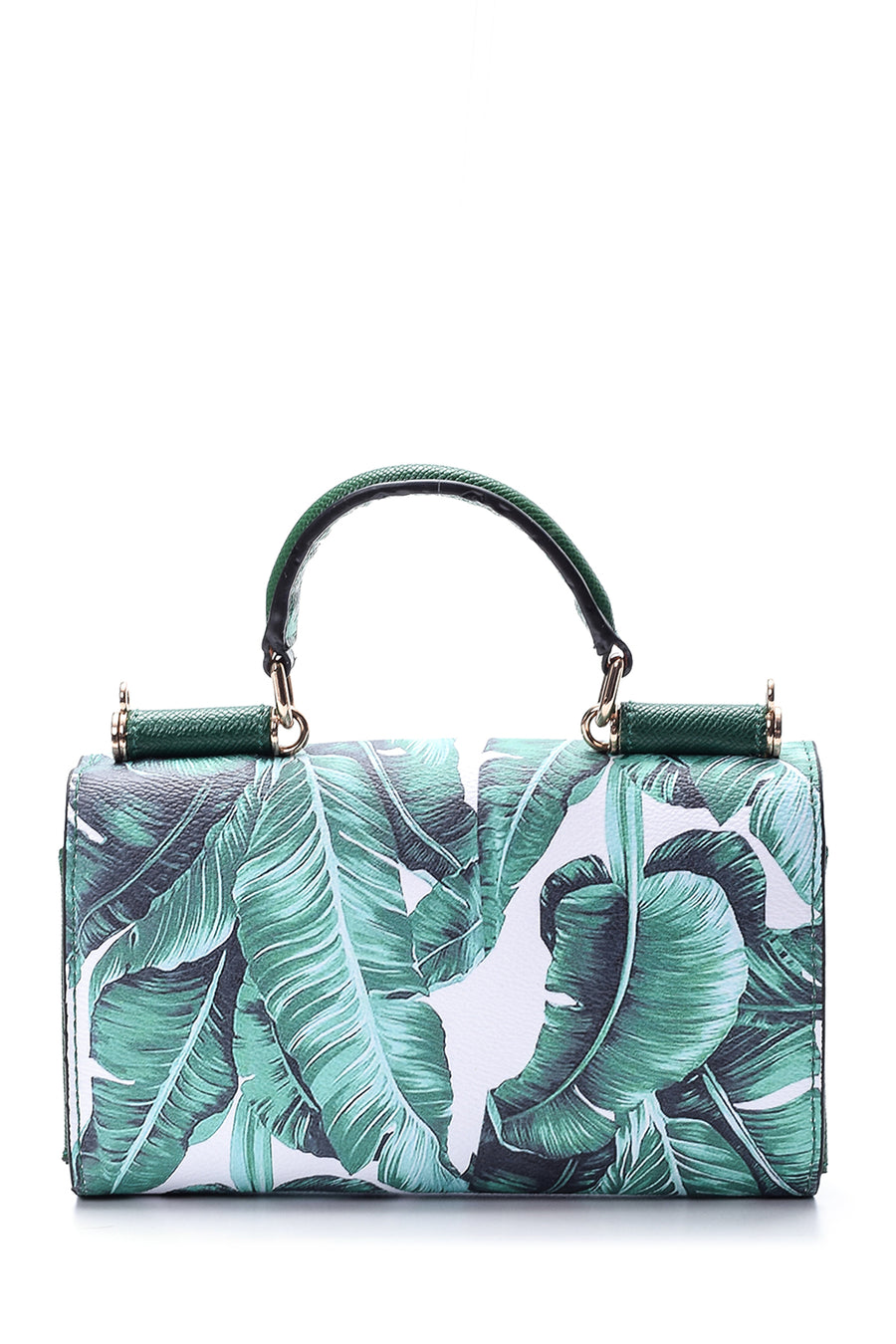 Women's Leaf Patterned Cover Bag