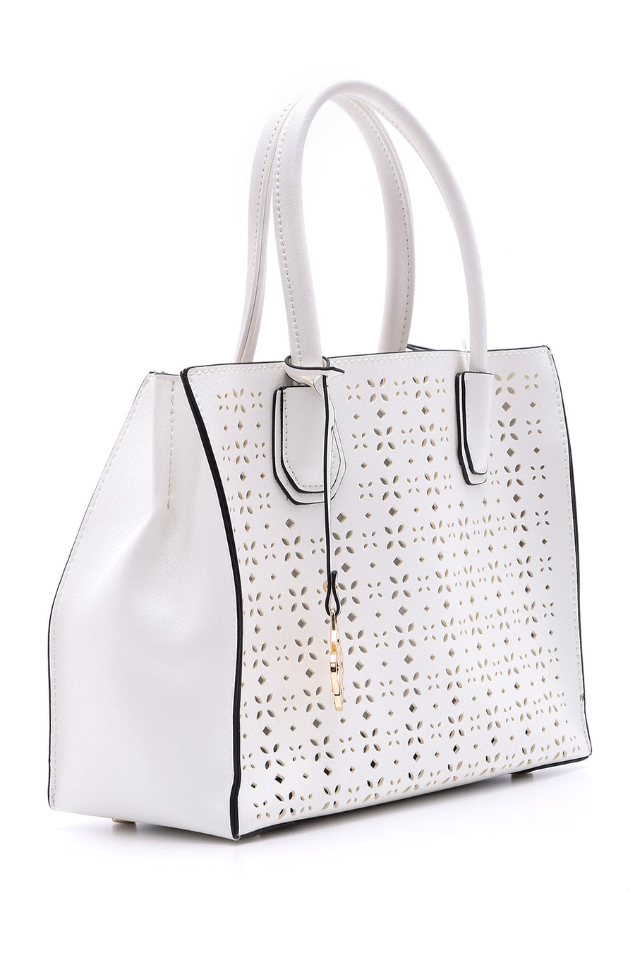 Women's Perforated Shoulder Bag