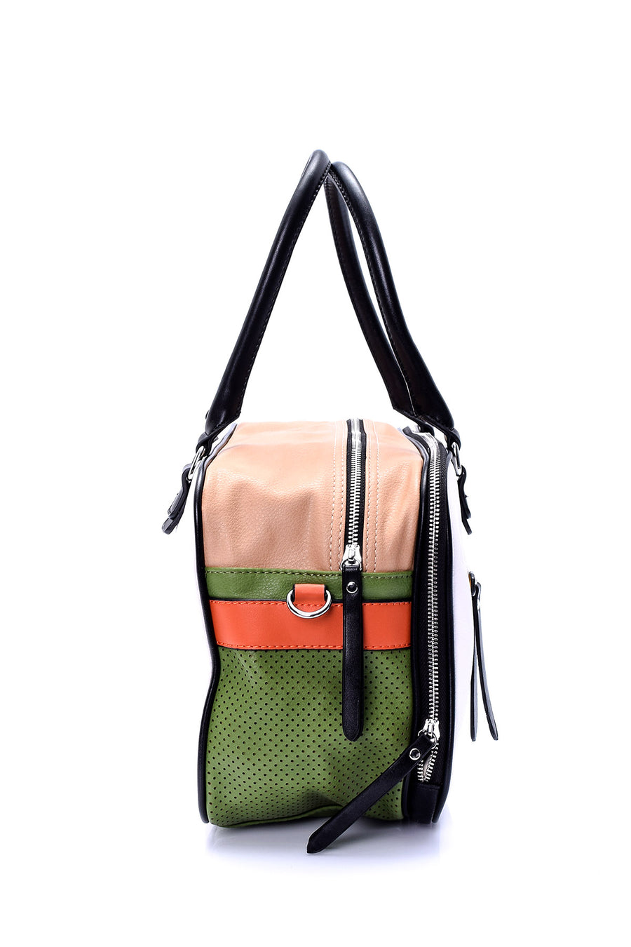 Women's Patent Leather Handle Bag