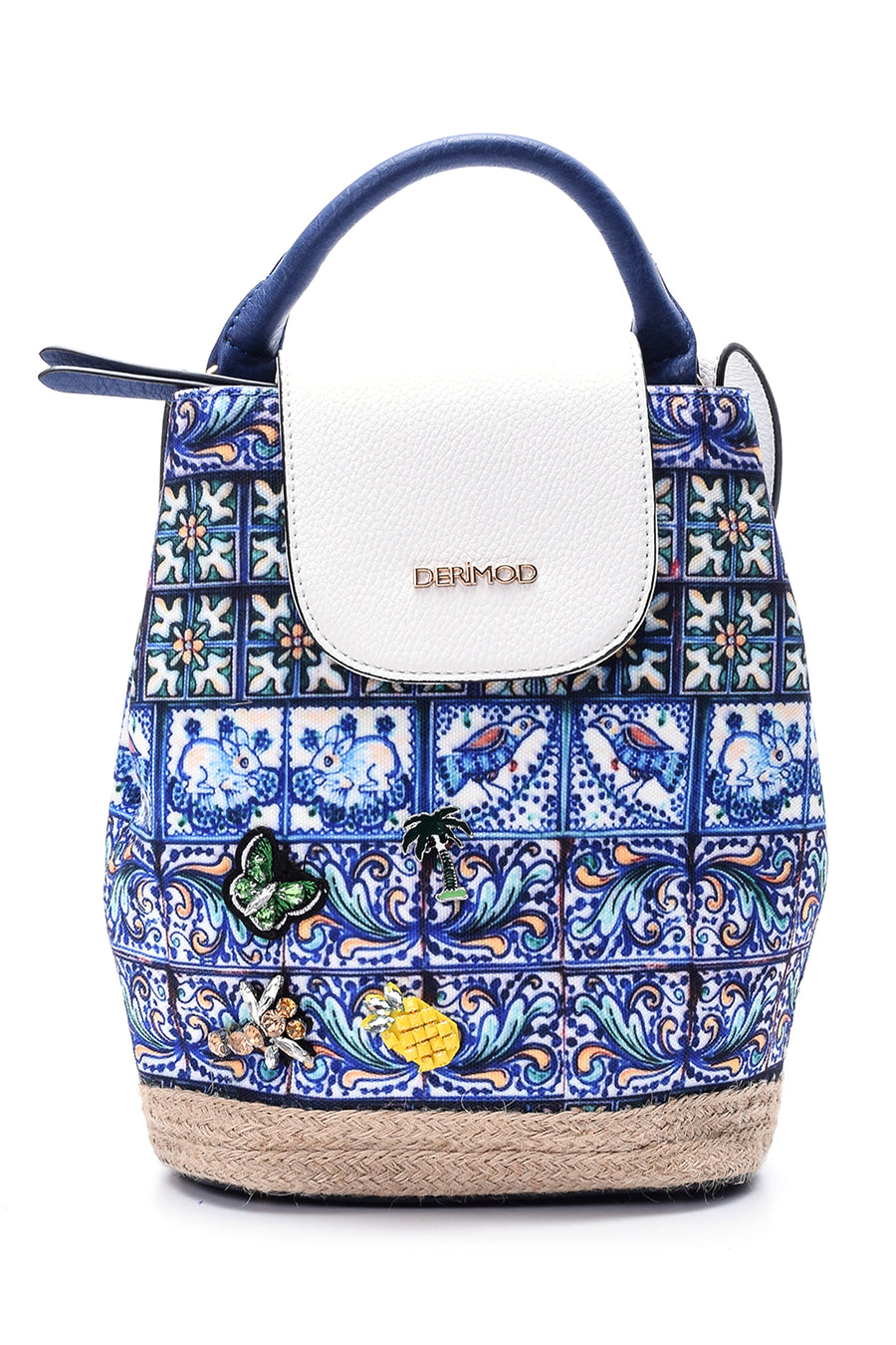 Women's Straw Detailed Backpack 19SBD267614 | Derimod
