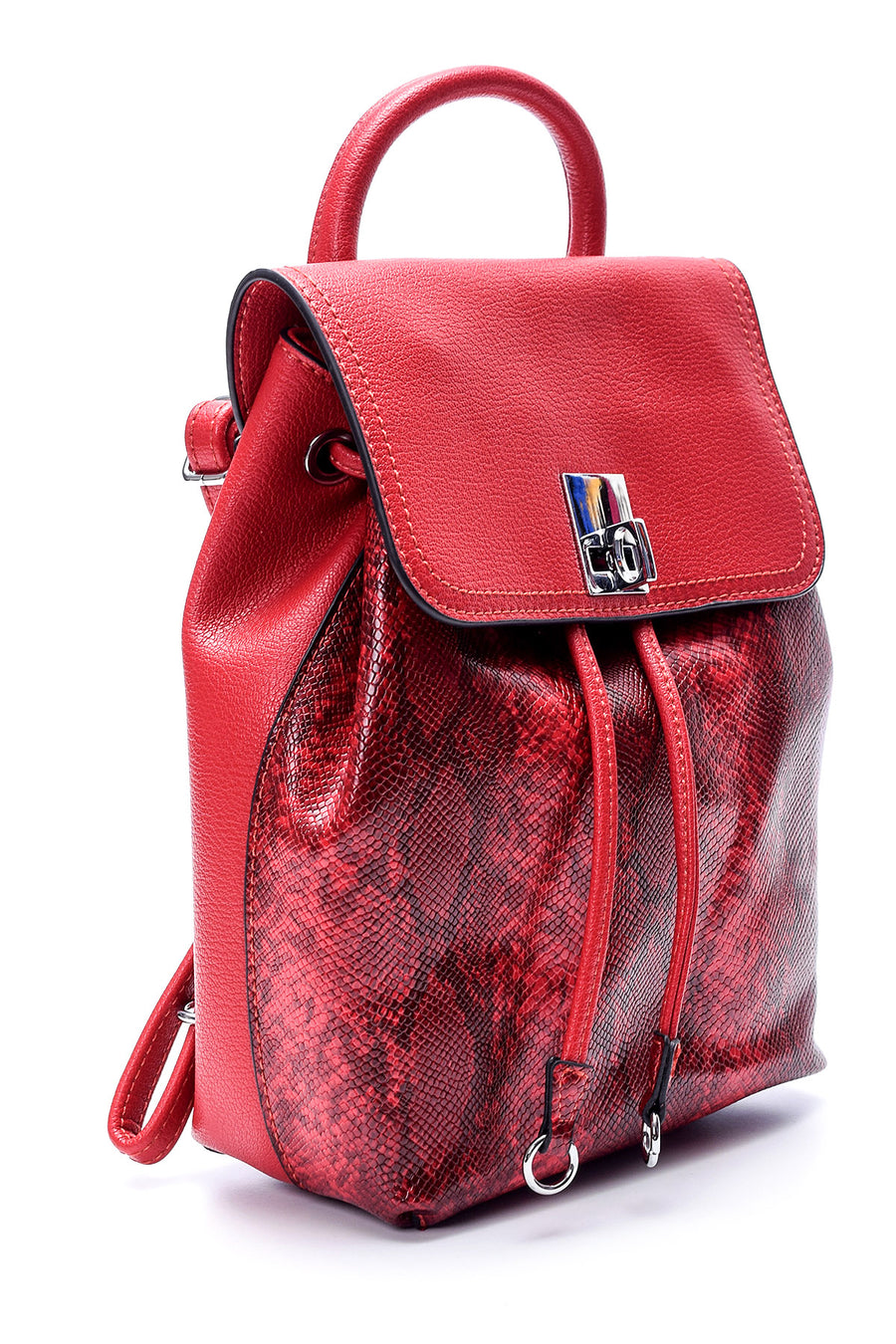 Women's Crocodile Patterned Backpack
