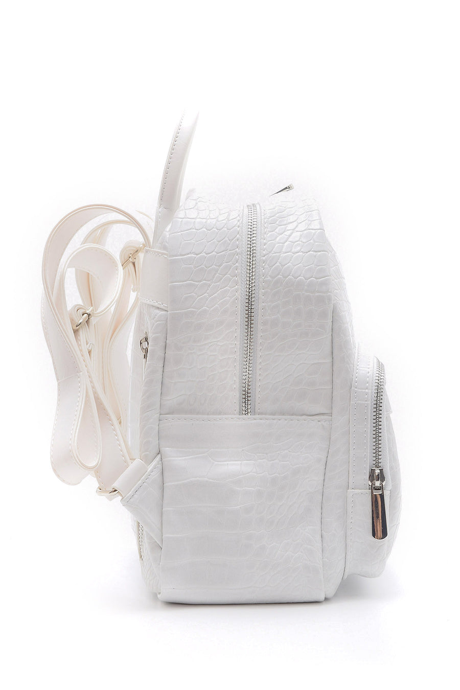 Women's Crocodile Patterned Backpack