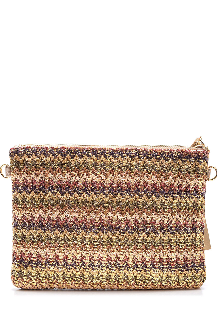 Women's Straw Portfolio Bag