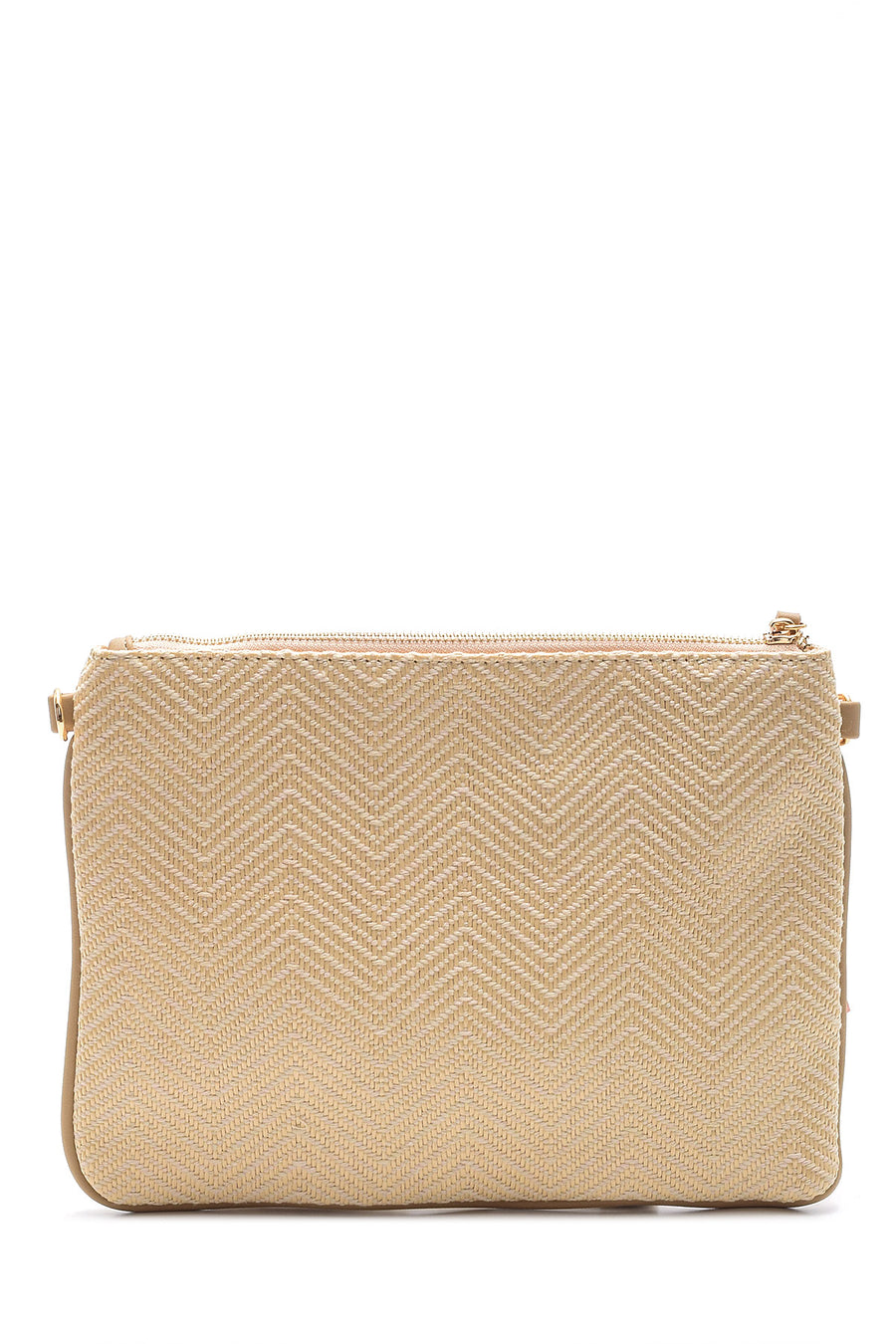 Women's Straw Portfolio Bag