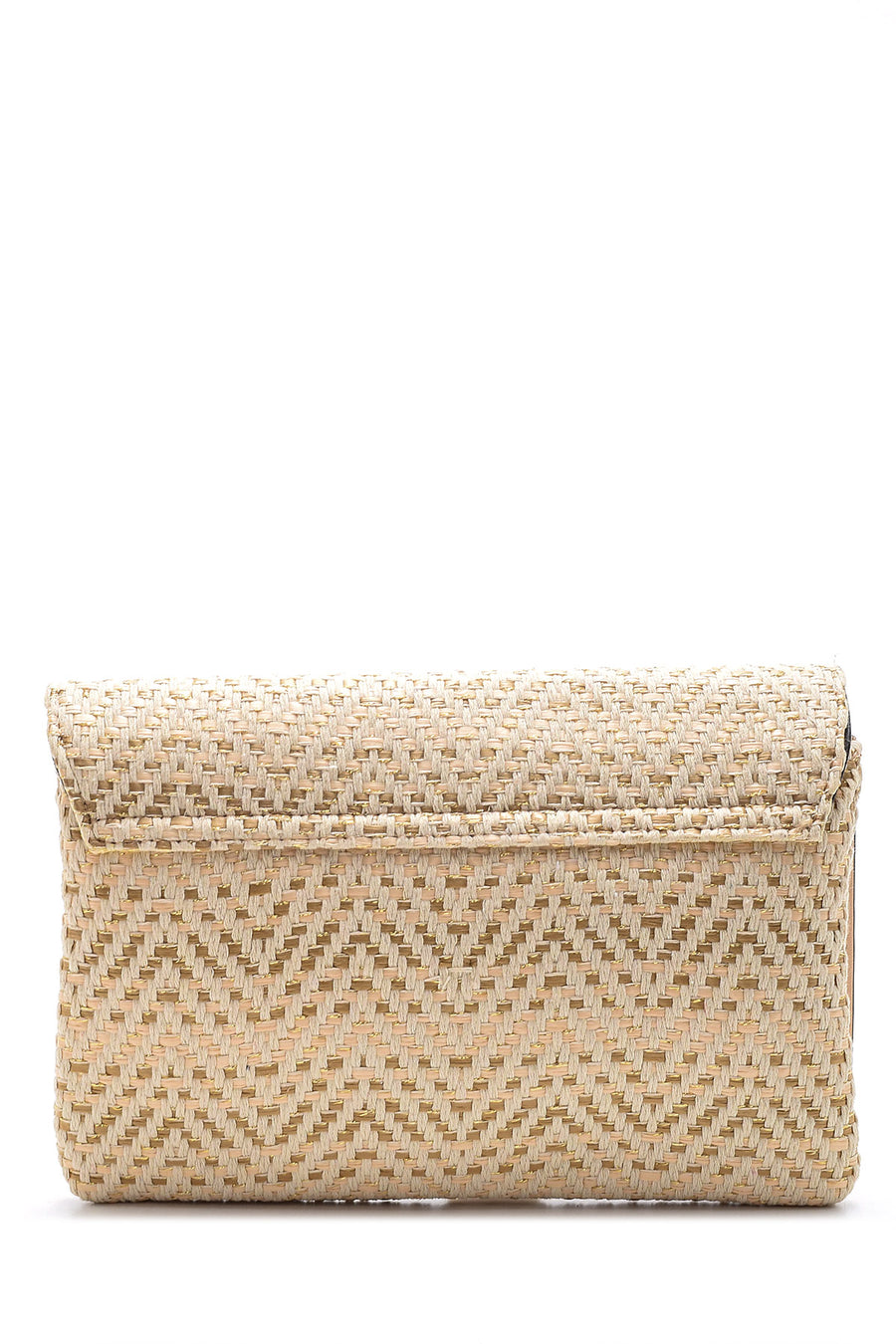 Women's Straw Portfolio Bag
