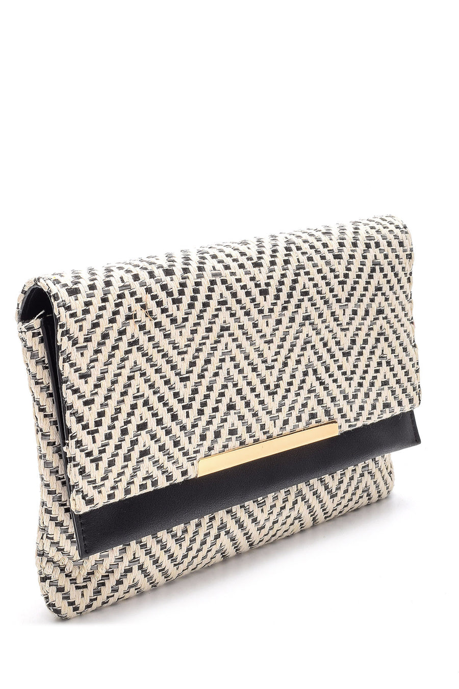 Women's Straw Portfolio Bag