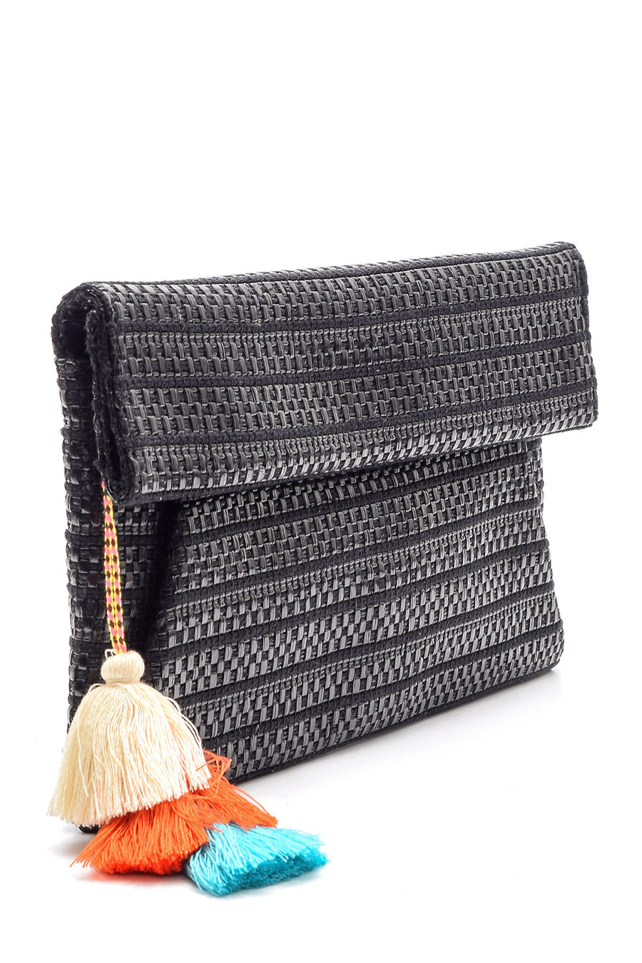 Women's Straw Portfolio Bag